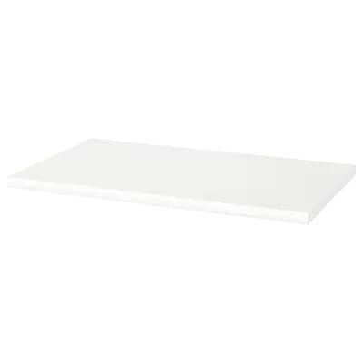 IKEA LINNMON Tischplatte, weiß, 100 x 60 cm