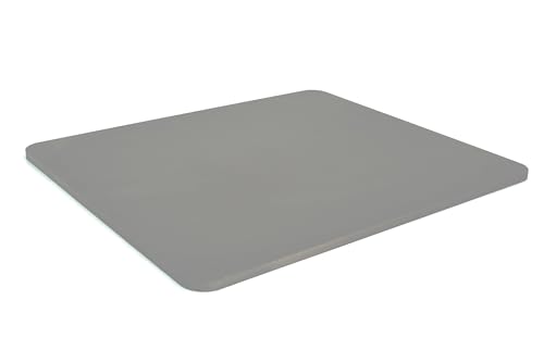 Backstahl 38x33x0,8 cm für Pizza und Brot 8mm Pizzastahl Massiv und kugelgestrahlt Backstahl