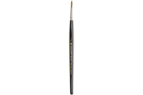 Winsor & Newton 5007001 Serie 7 Aquarellpinsel, Kolinski Rund-Pinsel Nr. 1 - 1,8 mm, Qualität von Handarbeit