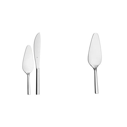 WMF Nuova Obst-/ Kuchenbesteck Set 2-teilig, Tortenmesser, Tortenheber Edelstahl, Cromargan Edelstahl poliert, & Nuova Kuchenheber Tortenheber Edelstahl 23 cm, Cromargan Edelstahl poliert