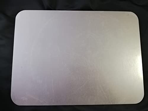 KOCH #59 Backstahl 460 x 380mm für perfekte Pizza & Brot - Massiv 6mm Stärke - 8,2 KG - Pizzablech für Backofen & Grill 46,0x38,0cm - Made in Germany