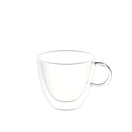 Villeroy & Boch - Artesano Hot und Cold Beverages Tasse L Set, 2 tlg., 420 ml, 9,5 cm, Borosilikatglas, spülmaschinen-, mikrowellengeeignet