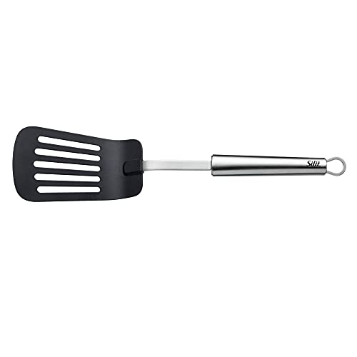 Silit Classic Line Pfannenwender Kunststoff, 35 cm, Edelstahl poliert, Kunststoffvorderteil, ideal für beschichtete Töpfe, spülmaschinengeeignet