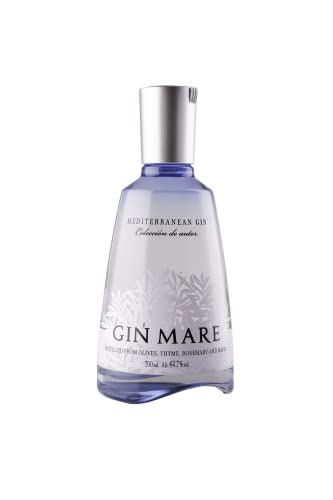Gin Mare - Der mediterrane Gin - würzig-aromatisch inspiriert von der einzigartigen Geschmackswelt der Mittelmeerregion - 0.7L/42.7% Vol.