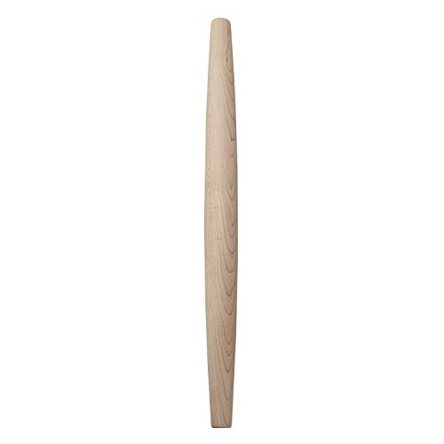 KitchenAid Maple Wood Tapered Rolling Pin, 51 cm, Sleeved