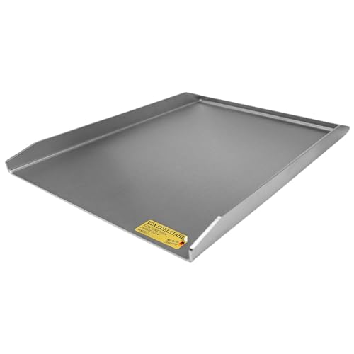 BABOSSA® Premium Plancha/Grillplatte [34.5x45.5cm] kompatibel mit Napoleon Prestige & Phantom Prestige | Massiver 4mm V2A Edelstahl | Made in Germany
