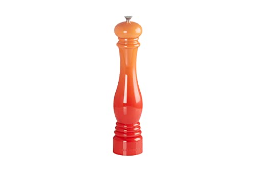 Le Creuset Classic Salzmühle, Groß, Robuster ABS-Kunststoff, Korrosionsbeständig, 518 g, Ofenrot, 96002800090000