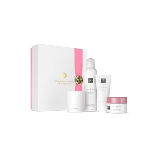 RITUALS Geschenkset The Ritual of Sakura, M | Geschenkbox mit 4 Körperpflegeprodukten mit Reismilch und Kirschblüten | Pflegende Eigenschaften