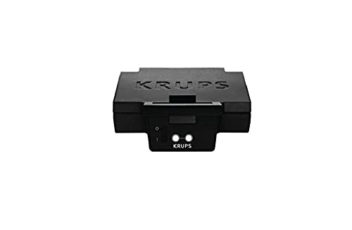 Krups Sandwichmaker FDK451 | für gegrillte Sandwichtoasts in Dreiecksform | Antihaftbeschichtete Platten (Leichte Reinigung, kein Anbrennen) | Aufheiz & Temperaturkontrolle | 850 W | 31.6x15.5x29.5cm