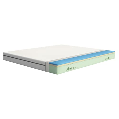 Emma One Schaum Matratze - 90x200x18 cm, Liegegefühl Hart - ergonomische 7 Zonen Matratze - atmungsaktiv - 100 Nächte Probeschlafen - Öko-Tex Zertifiziert - Entwickelt in Deutschland