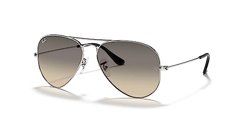 Sonnenbrillen Ray-Ban AVIATOR LARGE METAL RB 3025 Silver/Light Grey Shaded 58/14/135 Unisex
