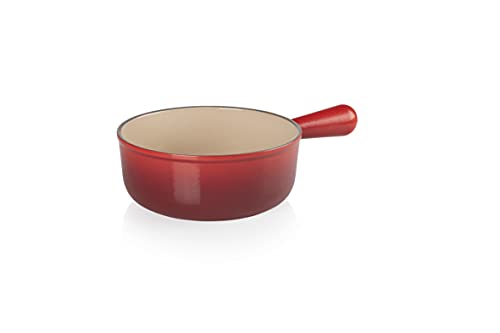 Le Creuset Caquelon aus Gusseisen, 20 cm, 1,9 Liter, Kirschrot, 20007200602460