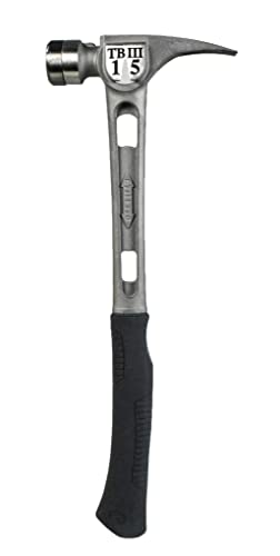 Stiletto TB3SC TiBone III Titanhammer mit glatter Oberseite, gebogener Griff, 425 g