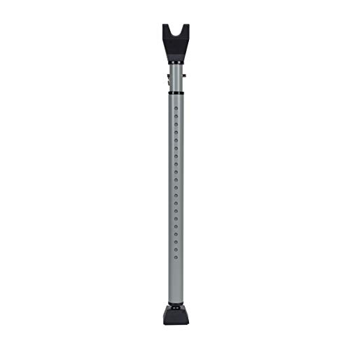 SABRE HS-DSB Verstellbare 2-in-1-Tür-Sicherheitsstange, starker kratzfester Griff, Abnehmbarer Türknauf, Schiebetüren, tragbar und einfach zu bedienen für Apt & Reisen Sicherheit