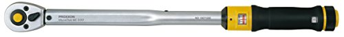 Proxxon Drehmomentschlüssel MicroClick MC 200 1/2' (12.5 mm), präziser Schraubenschlüssel mit Umschaltknarre, 40-200 Nm, mit Rechts- und Linksgang sowie Entriegelungsmechanismus, Art.-Nr. 23353