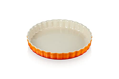 Le Creuset Tarteform aus Steinzeug, 28 cm, 2.1 Liter, Ofenrot, 71120280900001