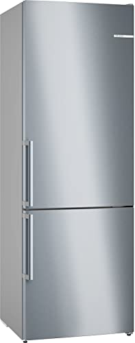 Bosch KGN49VICT Serie 4 Kühl-Gefrier-Kombination, 203 x 70 cm, 313 L Kühlen + 127 L Gefrieren, VitaFresh XXL längere Frische, NoFrost nie wieder abtauen, LED-Beleuchtung gleichmäßige Ausleuchtung