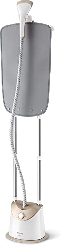 Philips EasyTouch Dampfglätter - 1800 W, 35 g/min Konstanter Dampf. 5 Dampffunktionen, 1,4-Liter-Wassertank, Einfache Entkalkung Durch Spülen, Große Dampfplatte, Weiß (GC488/60)