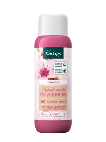 Kneipp Cremebad Hautzarte Verführung Mandelmilch + Mandelöl, 1er Pack (1 x 400ml)