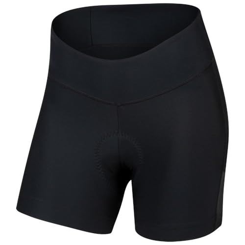 PEARL IZUMI Sugar Damen-Fahrradhose, gepolstert, 12,7 cm, Schwarz