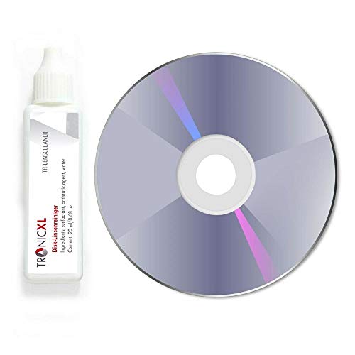 TronicXL Profi Linsenreiniger für DVD Blu-ray-Player Reinigungs DVD CD Laufwerk CD-ROM Linsen Reiniger Reinigung Reinigungsset