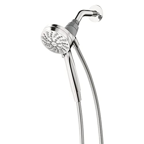 Moen Magnetix Six-Function Handheld Showerhead with Eco-Performance Magnetic Docking System, Chrome, 3.5' (26100EP)