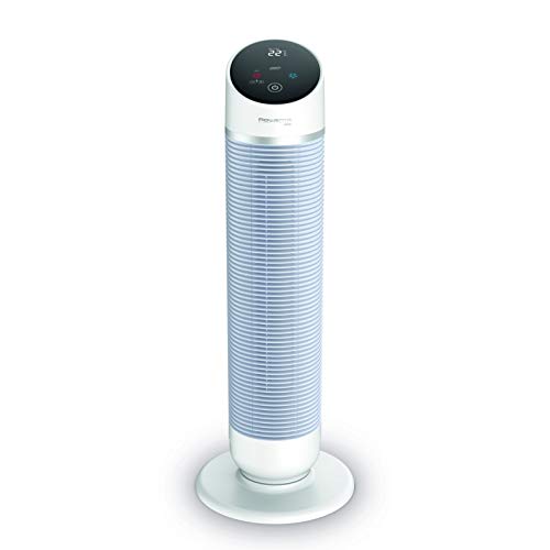 Rowenta 3 in 1 Turmventilator Silent Comfort HQ8120 | Heizlüfter, Ventilator und Luftfilter | Eco-Heizmodus | Smart-Modus | Fernbedienung | Timer | Auto-Off | Weiß