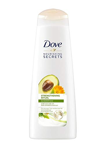 6 x Dove Shampoo - Strengthening Ritual (mit Avocado-Öl) - für stärkere Haare - 250ml