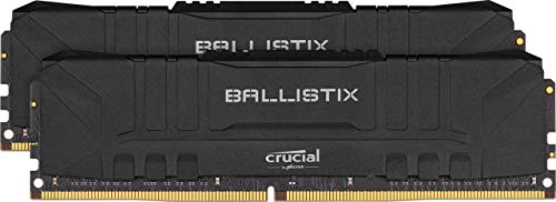 Crucial Ballistix BL2K8G32C16U4B 3200 MHz, DDR4, DRAM, Desktop Gaming Speicher Kit, 16GB (8GB x2), CL16, Schwarz