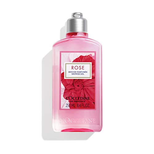 l'occitane Rose Duschgel 250 ml, blumiger Duft, Luxus Duschgel