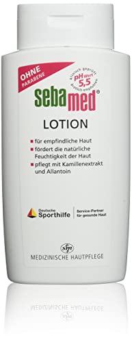 sebamed Lotion 400 ml für empfindliche und trockene Haut, fördert die natürliche Feuchtigkeit der Haut, pflegt mit Kamillenextrakt und Allantoin, Bodylotion für Damen und Herren