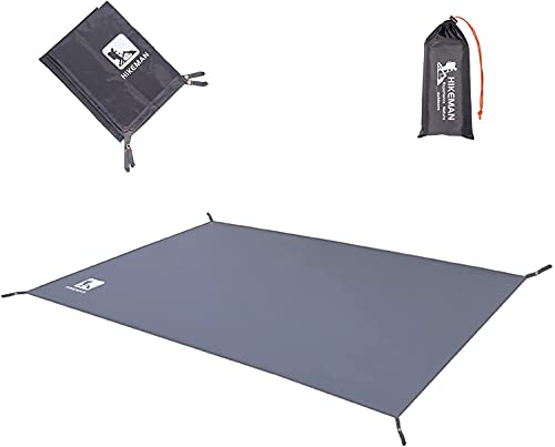 HIKEMAN Zeltplane Mehrzweck Campingzelt Plane - Wasserdichtes Zeltunterlage,Camping Zelt Tarp, Markisenteppich Mehrere Größen für Camping Wanderpicknick(140 * 210cm)