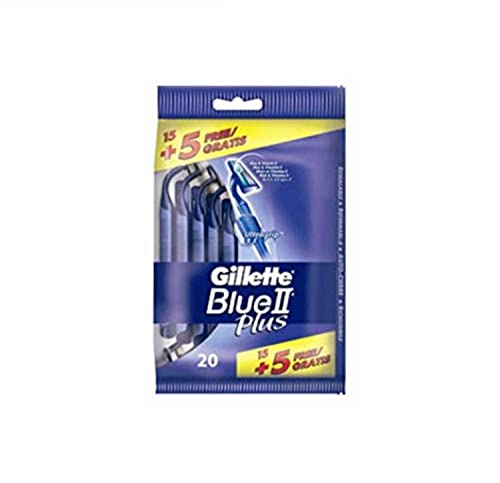Gillette Blue II Plus Einwegrasierer – 20 Stück