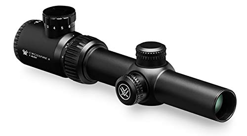 Vortex Optics Erwachsene Crossfire II V-Brite Moa Zielfernrohr, Schwarz, 1-4x24