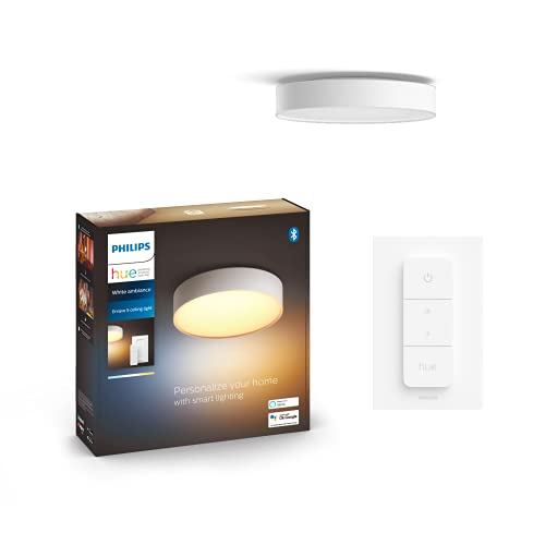 Philips Hue White Amb. Enrave Deckenleuchte LED M weiß 19,2W 2400lm inkl. Dimmschalter, 915005996601