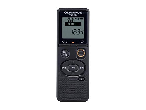 Olympus VN-541 PC hochwertiges digitales Diktiergerät mit omnidirektionalem Mikrofon, One-Touch-Aufnahme, Rauschunterdrückung, einfacher Szenenauswahl, automatischem Low-Cut-Filter und 4 GB Speicher