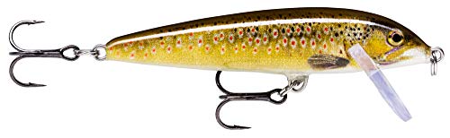 Rapala Unisex-Adult Original Floater Angelköder-Angelzubehör aus Balsaholz-Süßwasser Spinnköder-Lauftiefe 0.9-1.5m-Fischköder 5cm, 3g-Hergestellt in Estland-Live Brown Trout, Standard