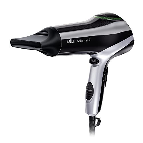 Braun Satin Hair 7 Haartrockner, professioneller Föhn mit IonTec und Satin Protect Technologie, HD710, schwarz