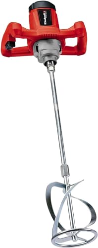 Einhell Farb-Mörtelrührer TC-MX 1200 E (1.200 W, 680 min-1, kompakte 1-Gang-Maschine zum Mischen zähflüssiger Materialien, Drehzahl-Elektronik, ergonomische Handgriffe, M14-Gewinde, inkl. Rührer für M