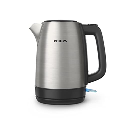Philips Daily Collection Wasserkocher, 1,7 l, 2200 W, Lichtanzeige, Stahl, HD9350/90