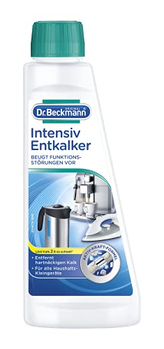 Dr. Beckmann Intensiv Entkalker | gegen hartnäckigen Kalk in Haushalts-Kleingeräten | beugt Funktionsstörungen vor | 1x 250 ml