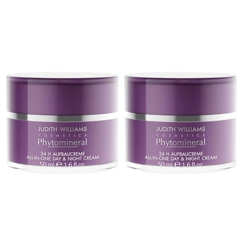 Judith Williams Cosmetics Phytomineral Gesichtscreme - Tages- & Nachtpflege für natürlichen Glow & optimale Nährstoffversorgung der Haut mit 7 Mineralien und 7 Nährstoffen, alle Hauttypen, 2 x 50 ml