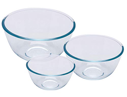 Pyrex Bowl Set, 0.5L/1.0L /2.0L, 3 Piece