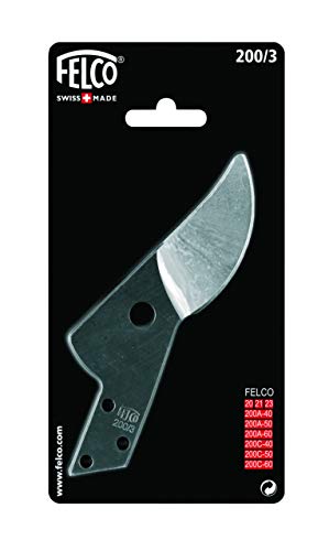 FELCO 200/3 Ersatz-Klinge mit geradem Schnitt, Silber, 35 x 15 x 5 cm