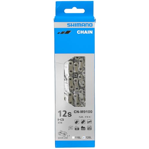 SHIMANO Miscellanea Unisex – Erwachsene Shimano Cn-M9100 Fahrradkette, Mehrfarbig, One Size