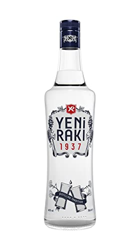 YENI RAKI – AUSGEWOGENE HARMONIE VON TRAUBEN UND ROSINEN – 1x0,7l Raki mit 45% vol. - Hergestellt in der Türkei | 700 ml (1er Pack)