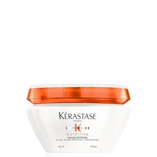 Kérastase Nutritive, Haarkur für sehr trockenes, feines bis mittleres Haar, Feuchtigkeitsspendend und pflegend, Ohne Parabene, Masquintense Deep Nutrition Soft Mask, 200 ml