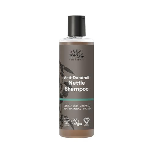 Urtekram Brennnessel Shampoo Bio, Antischuppen, 250 ml, 83717, 1er-Pack