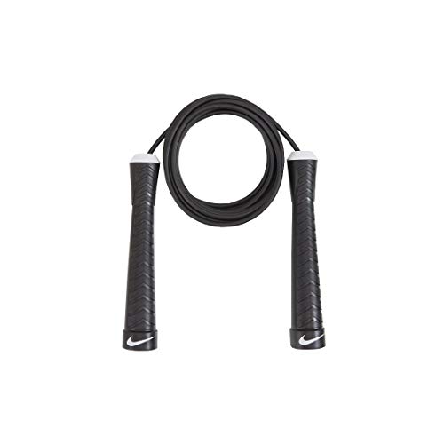 Nike Unisex – Erwachsene Fundamental Speed Rope Springseil, Black/White/White, Einheitsgröße