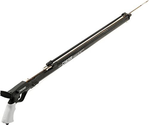 Cressi Comanche Rail Pneumatische Harpunen, Schwarz, cm 60